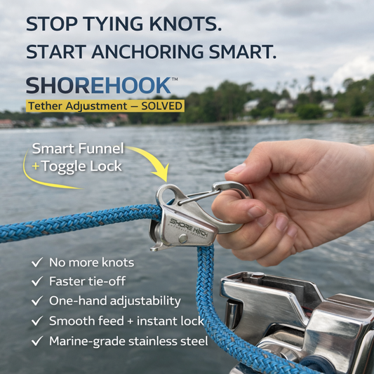 "ShoreHook"- Tether Adjuster